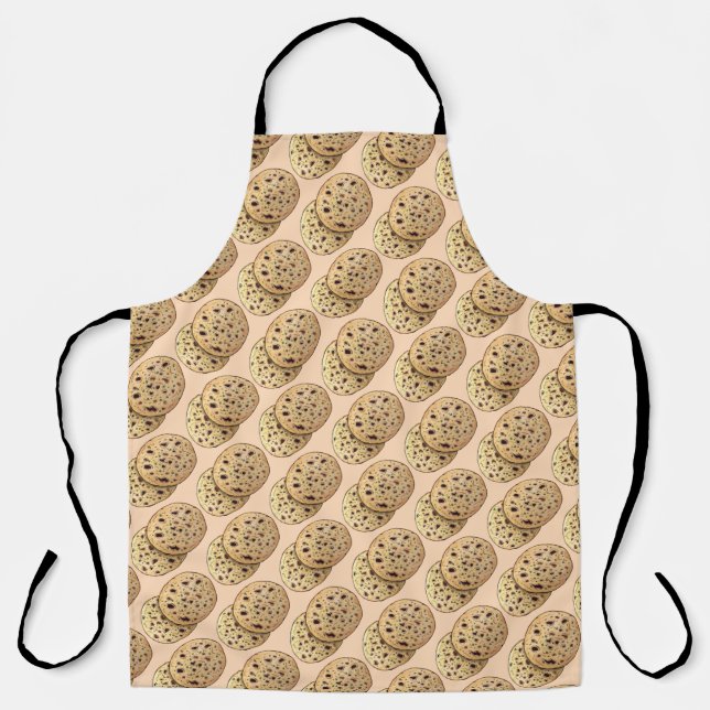 Tablier Délicieux Garlic Naan Pain Flatpain Indien Baker (Recto)