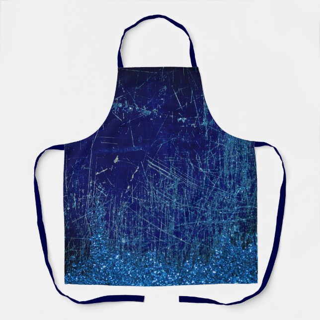 Tablier Denim et parties scintillant (Recto)