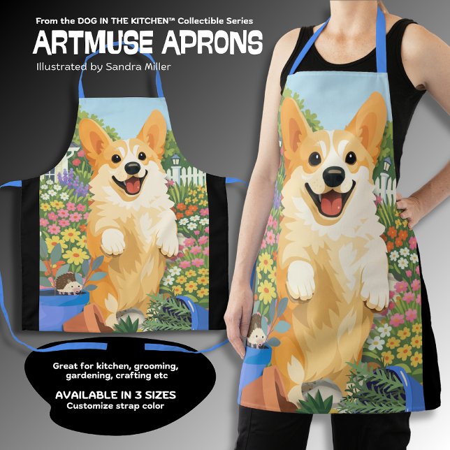 Tablier DENNY da Corgi   impression intégrale (Créateur téléchargé)