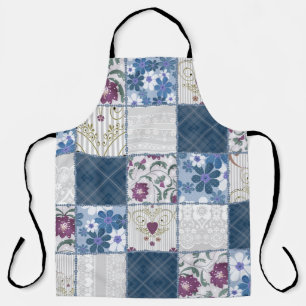Tablier Dentelle florale : Patchwork Arrière - plan sans c