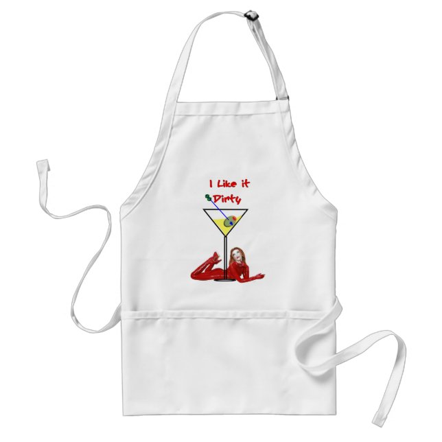 Tablier Des cadeaux d'amants de Martini "je l'aime sale ! (Devant)