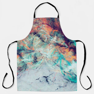 Tablier Des éclats artistiques lumineux. Abstraite peintur