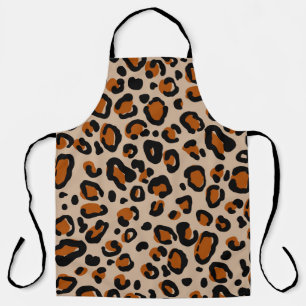 Tablier Design de fourrure de léopard, motif sans couture.