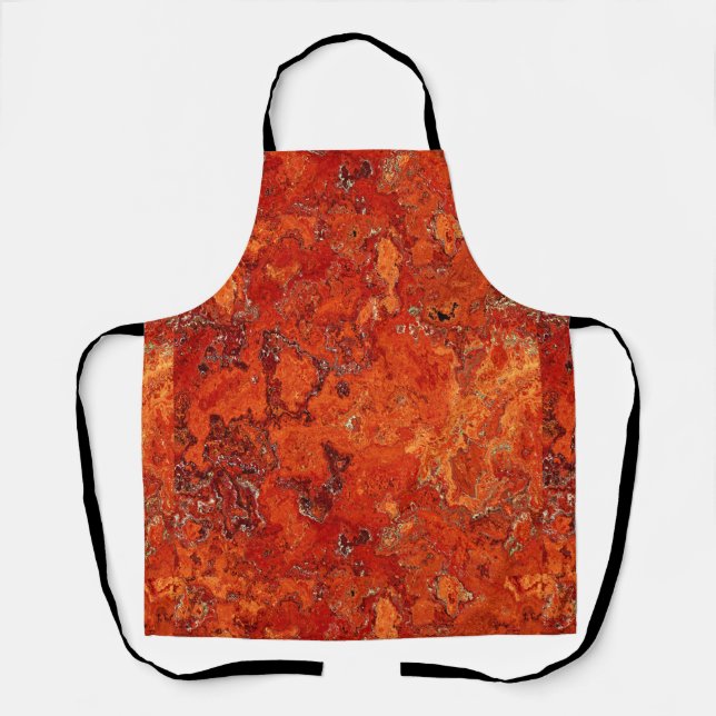Tablier Design de jaspe rouge (Recto)