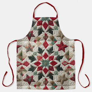 Tablier Design de Noël doré