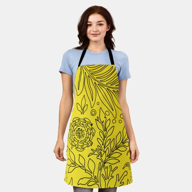 Tablier Design floral 36 (Porté)