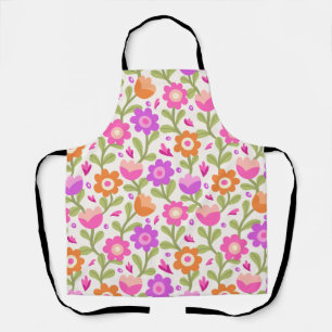 Tablier Design floral élégant - Beau et personnalisable