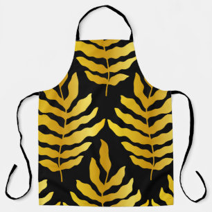 Tablier Design moderne avec feuille. Feuilles tropicaux de