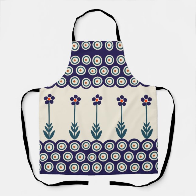 Tablier Design polonais de céramiques traditionnelles (Recto)