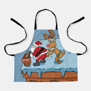 Tablier Dessin animé de Santa Claus christmas