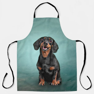 Tablier Dessin Chien race dachshund