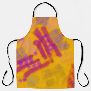 Tablier Dessin créatif Abstrait. Arrière - plan couleur au