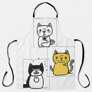 Tablier Dessin de chat