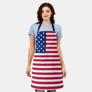 Tablier Dessin de fierté du drapeau américain USA