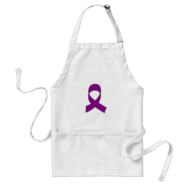 Tablier Dessin de ruban violet (Devant)
