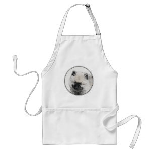 Tablier Dessin Keeshond Chiot - Joli dessin original Chien