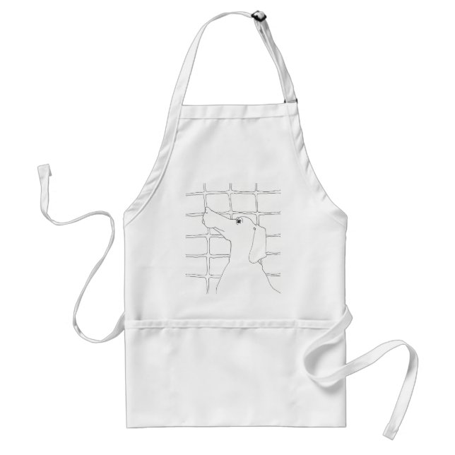 Tablier Dessin original Chien chinois année 2018 Apron (Devant)