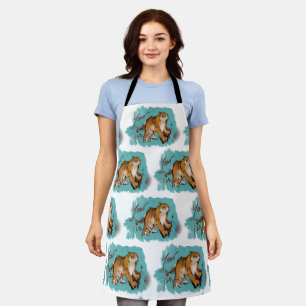 Tablier Dessin original Tiger Nouvel An chinois AoA4