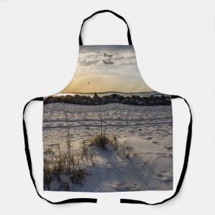 Tablier Destin Beach Floride Jetty Sunset Apron