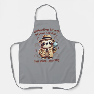 Tablier "Detective Sloth" Sloth Private Eye