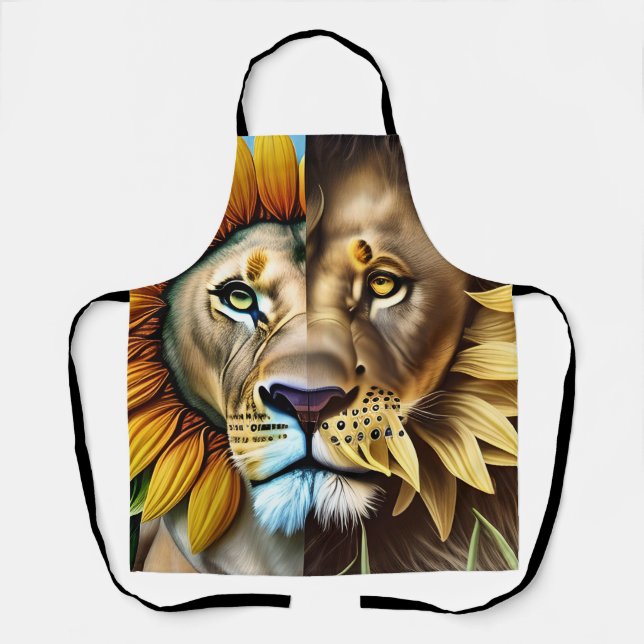 Tablier Deux facettes du triptyque de l'amour (Recto)