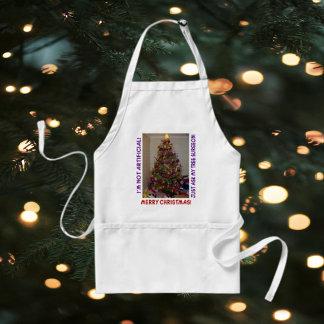 Tablier Devis amusant pour l'arbre de Noël réel