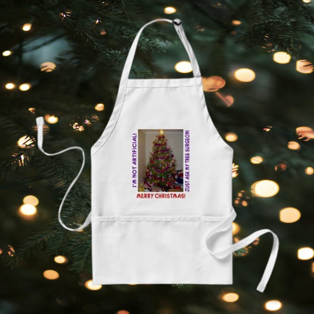 Tablier Devis amusant pour l'arbre de Noël réel (Créateur téléchargé)
