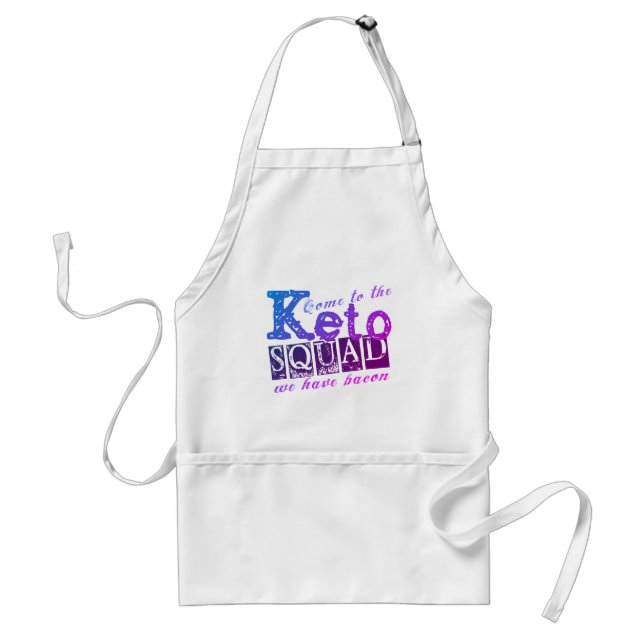 Tablier Devis de régime de Keto amusant (Devant)
