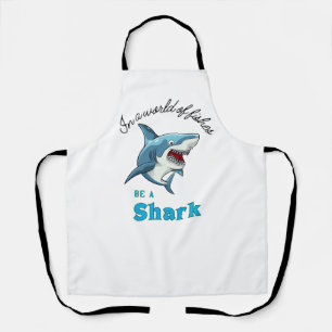 TABLIER DEVIS DE REQUINS, AMUSANT, STYLE DE CARTOON