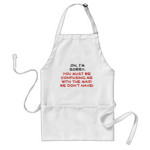Tablier d'humour de domestique