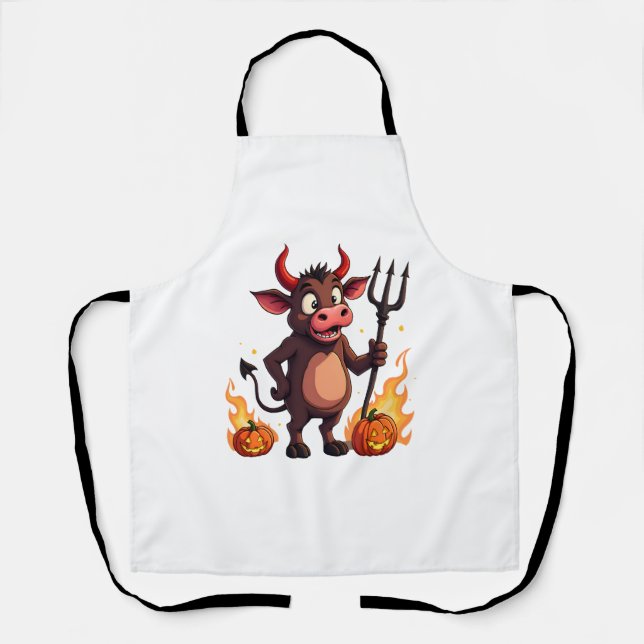 Tablier Diable Vache mal (Recto)