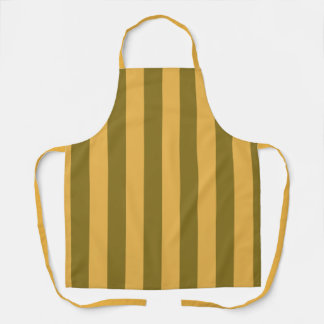 Tablier Dijon and Zest Striped Pattern