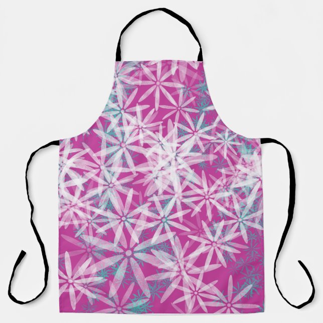 Tablier d'impression Allover Fleurs (Recto)