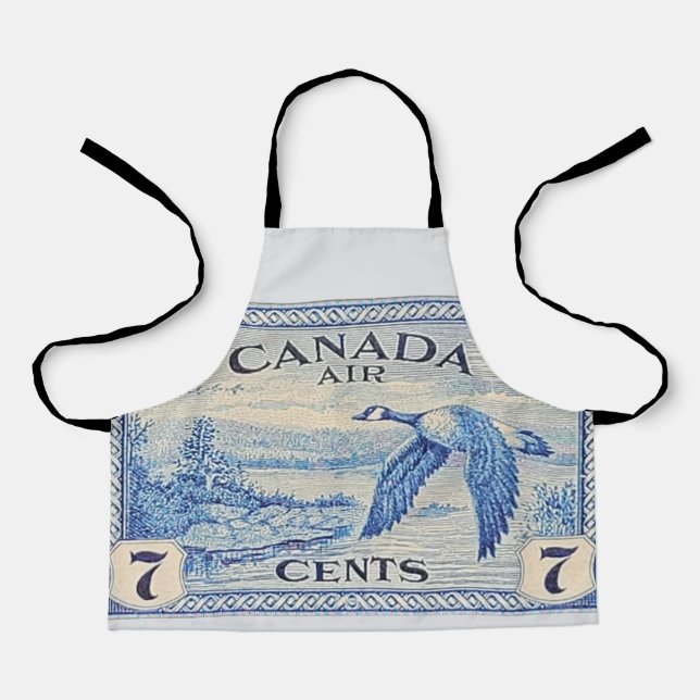 Tablier d'impression intégrale de l'Oie du Canada (Recto)