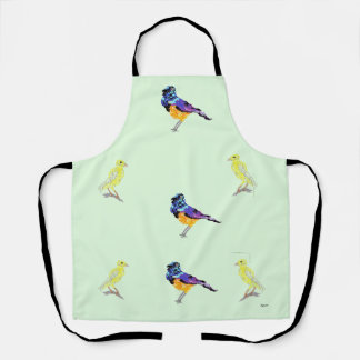 Tablier d'impression : Oiseaux