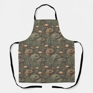 Tablier d'impression recouvert de grenouille et de