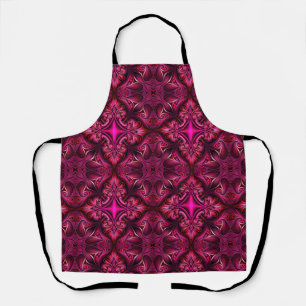 Tablier d'impression tout-en-dessus à motifs viole