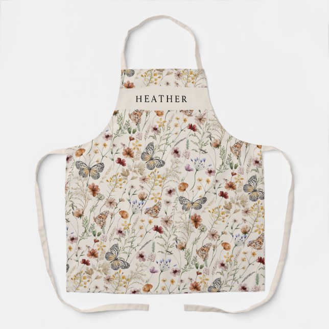 Tablier d'impression tout-en-plan Boho (Recto)