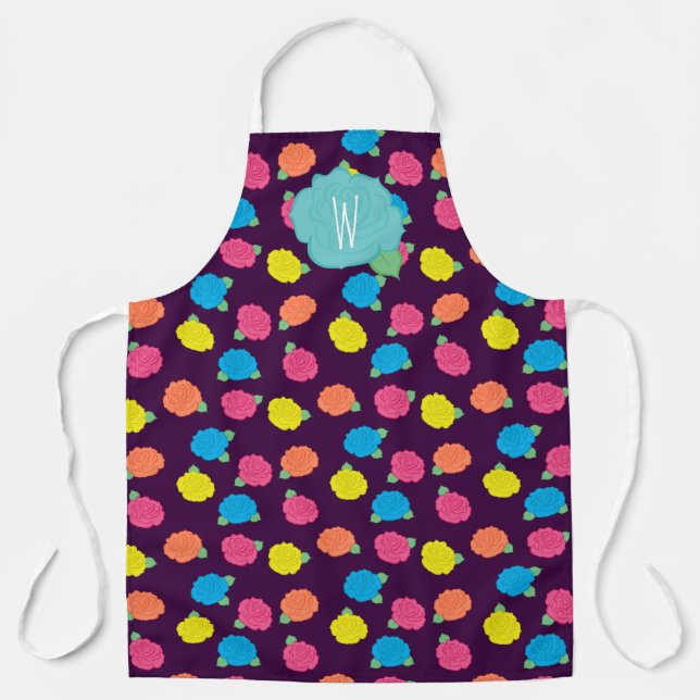 Tablier d'impression tout-en Rose Neon (Recto)