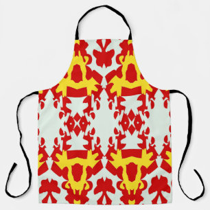 Tablier d'impression tout-en-un, un motif de tissu