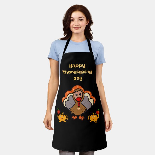 Tablier Dinde de Thanksgiving (Porté)