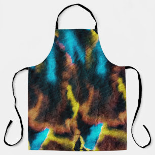 Tablier Disco Ikat Motif. Arrière - plan d'art sale coloré