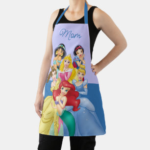 Tablier Disney Princesse tenant main à face personnalisée