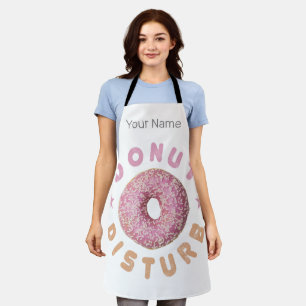Tablier Disturbe de Donut Chill et Snack Drôle Drôle Douce