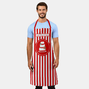 Tablier do-it-yourself Couleurs Boulangerie Verticale Roug