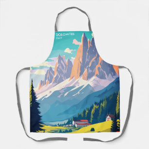 Tablier Dolomites Italie Vintage voyage