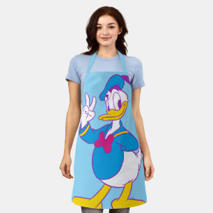 Tablier Donald Duck Signe de Paix