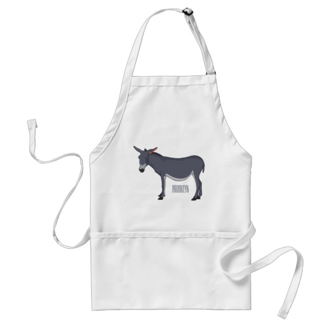 Tablier Donkey cartoon (Devant)
