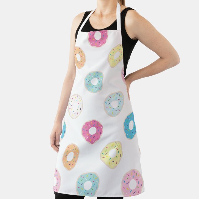 Tablier DONUTS Bons beignets vitrés de couleur avec arrosa (Insitu)