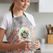 Doodle Tea Time Teapot Pastel Art